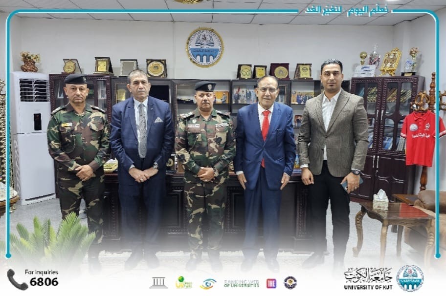 مديرية تدريب شرطة واسط تقترح تشكيل فريق استجابة سريعة في جامعة الكوت .