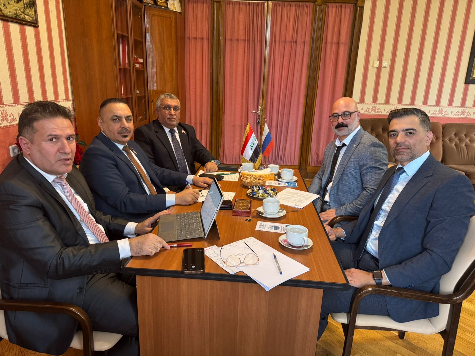 إمضاء اتفاقية تعاون علمي وثقافي مشتركة بين جامعة الكوت وجامعة كوبان الروسية.