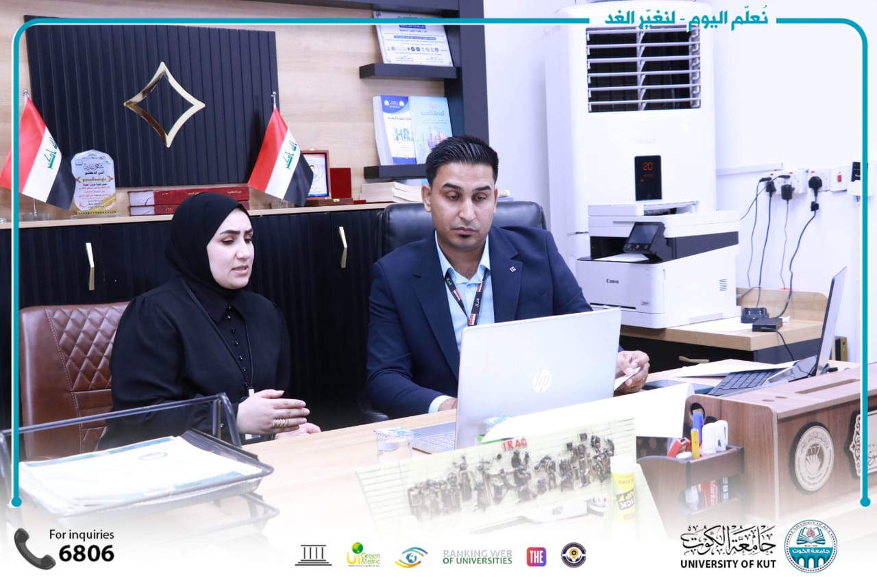 اجتماع رسمي لمتابعة تفعيل اتفاقيات “الأسبوع العلم العراقي – الإيراني” بين جامعة الكوت وجامعة خواجه نصير طوسي