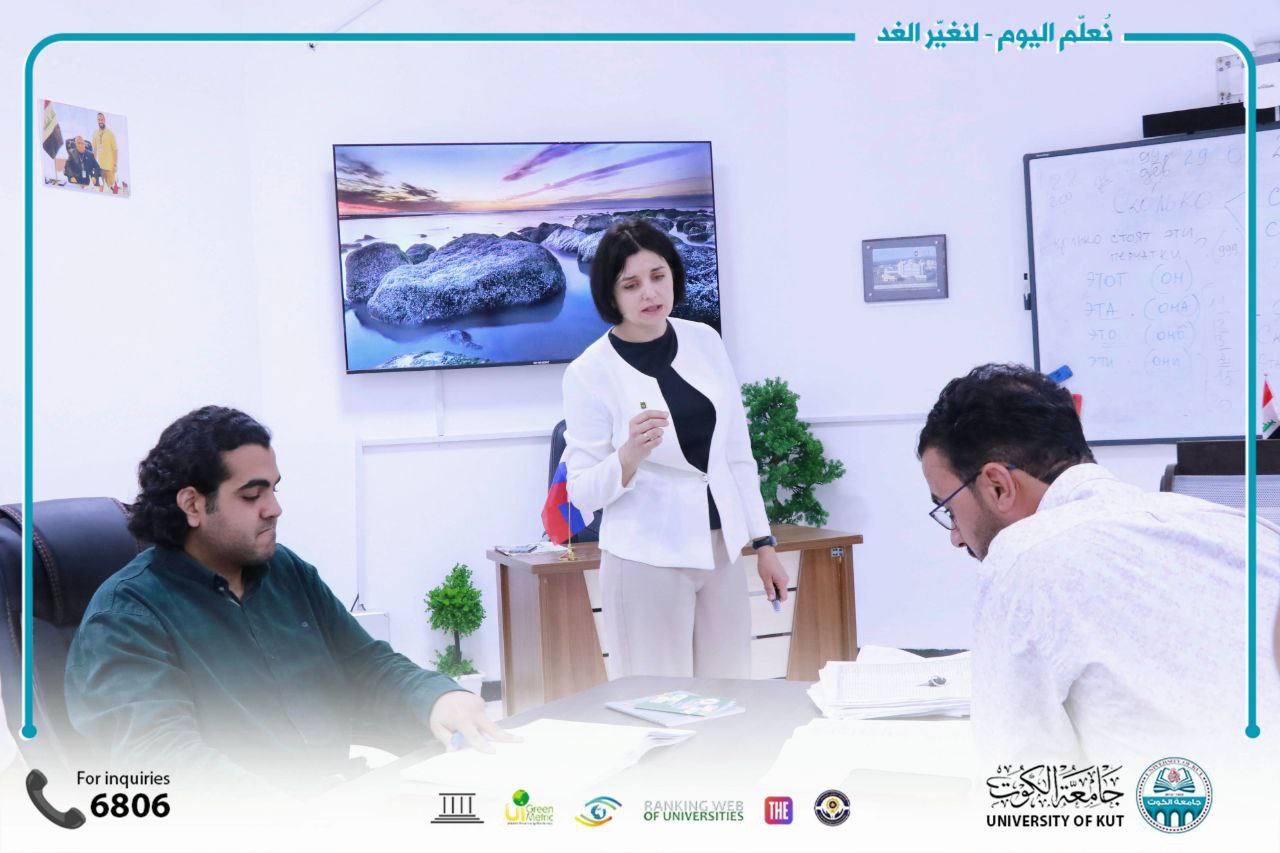 طالب من مركز اللغة الروسية بجامعة الكوت يحصد المركز الثاني في مسابقة شعرية بجامعة بيلغورد الروسية