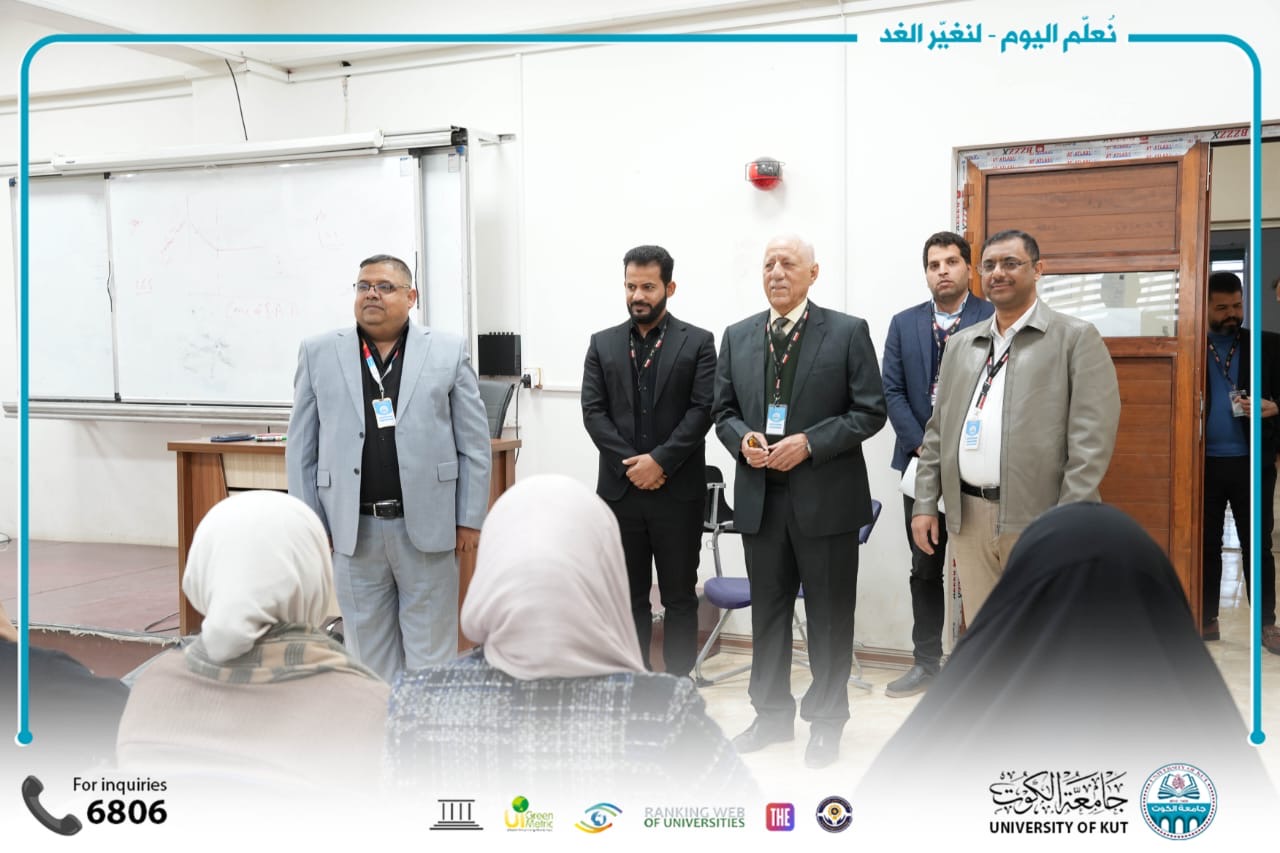 كلية الصيدلة في جامعة الكوت تستقبل طلبتها الجدد.