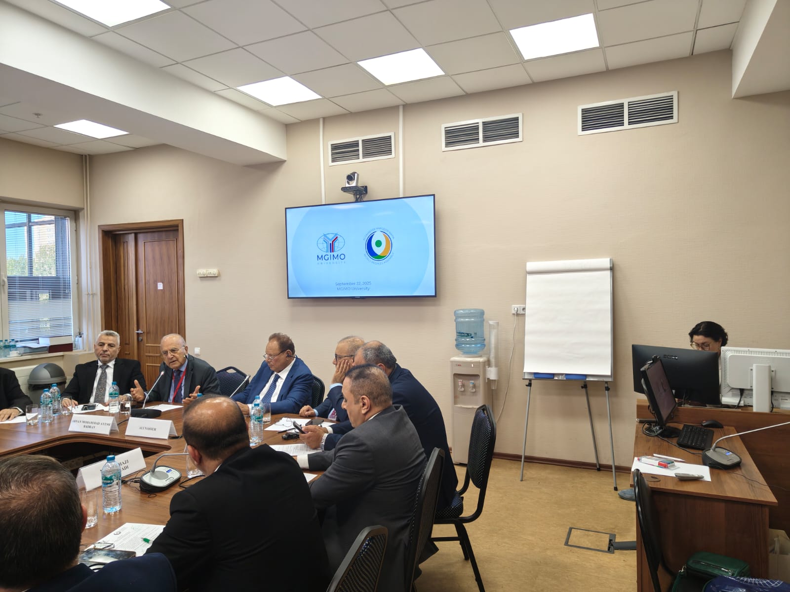 A representative of Al -Kut University attends the meeting of university presidents and representatives of Russian and foreign universities.